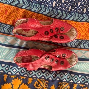 Fly London Women's Bright Red Sandals